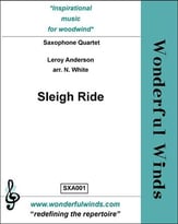 Sleigh Ride SATB Saxophone Quartet cover